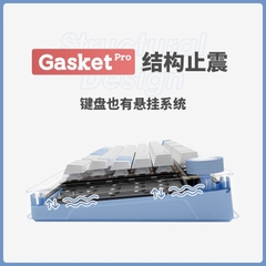 Bàn phím cơ Jamesdonkey RS2 3.0 Màn hình tùy chỉnh, núm vặn, Hotswap, RGB, 3 Modes, Gasket Mount Pro