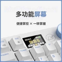 Bàn phím cơ Jamesdonkey RS2 3.0 Màn hình tùy chỉnh, núm vặn, Hotswap, RGB, 3 Modes, Gasket Mount Pro