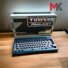 [Có sẵn] Kit bàn phím cơ FinalKey V81 Plus Màn hình, Nhôm CNC nguyên khối Keymap VIA 3 Chế độ kết nối