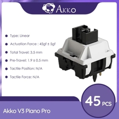 Hộp công tắc switch Akko V3 Pro Piano Cream Yellow  Blue cho bàn phím cơ