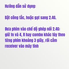 Receiver thu phát 2.4G cho bàn phím cơ Rainy75 Cidoo V21 V75 V87 Zuoya GMK67S GMK87 GMK81 LMK67 LMK81 V81