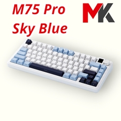 Bàn Phím Cơ Xinmeng M75 Pro Không Dây, Màn Hình, Mạch Xuôi, Led RGB, Kết Nối 3 Modes
