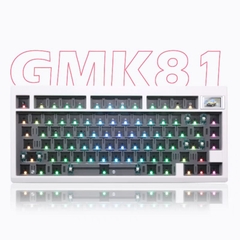 Bộ kit bàn phím cơ GMK81 75% LED RGB hỗ trợ VIA 3 mode kết nối, màn hình TFT