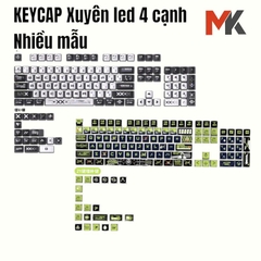 Keycap PBT xuyên led 4 cạnh nhiều mẫu