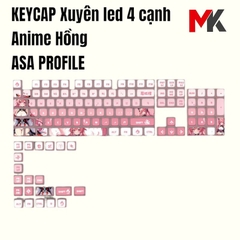 Keycap PBT xuyên led 4 cạnh nhiều mẫu