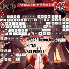 Keycap PBT xuyên led 4 cạnh nhiều mẫu