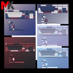 Bộ nút Keycap Cherry PBT double shot cho bàn phím cơ, đa layout cơ bản