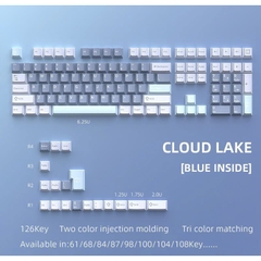 Bộ nút Keycap Cherry PBT double shot cho bàn phím cơ, đa layout cơ bản