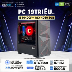 PC CBS Intel I5-14400F / VGA Asus Dual 4060 8GB 