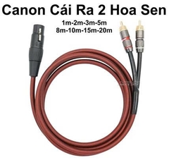 Dây canon cái ra hoa sen dài 2m Soundking BXR033/2M