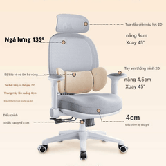 Ghế Công Thái Học Manson E3 Lite – Phiên Bản Đệm