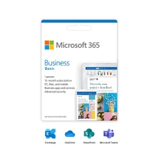 Phần mềm Office Microsoft 365 Business Basic - 1YR - Annually (Doanh Nghiệp/Cá nhân)