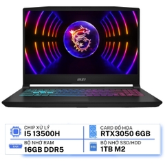 Laptop MSI Gaming Katana 15 B13UDXK-2213VN i5 13500H/16GB/1TB/15.6