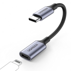 Cáp chuyển âm thanh USB Type C sang cổng tai nghe Lightning có chip MFi (US342) Ugreen 70953