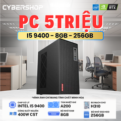 Trọn bộ máy tính văn phòng 5 Triệu ( I5 9400 | 8GB | 256GB SSD )