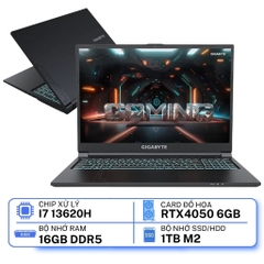 Laptop Gigabyte G6 MF-H2VN854KH (i7-13620H | 16GB | 1TB | RTX 4050 5GB | 16 Inch 165Hz FHD | Win 11)