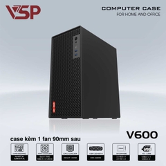 Case Văn Phòng V600 - Đen