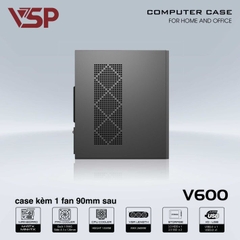 Case Văn Phòng V600 - Đen