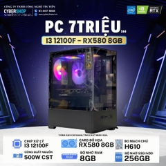 PC CBS Intel I3-12100F  / VGA RX 580 8GB