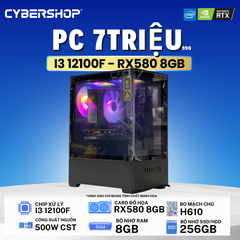 PC CBS Intel I3-12100F  / VGA RX 580 8GB