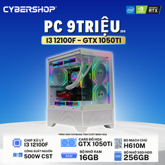 PC CBS Intel I3-12100F / VGA GTX 1050Ti 4Gb