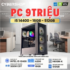 Trọn bộ máy tính văn phòng 9 Triệu ( I5 14400 | 16GB | 512GB SSD )
