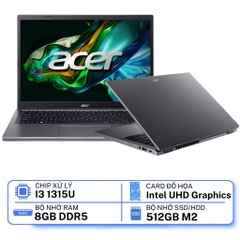 Laptop Acer Aspire 5 A514-56P-35X7 (i3-1315U | 8GB | 512GB | Intel UHD Graphics | 14″ WUXGA | Win 11)