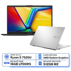 Laptop ASUS VivoBook Go 14 E1404FA-NK177W (R5-7520U | 16GB | 512GB | AMD Radeon Graphics | 14′ FHD | Win 11)