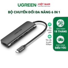 Bộ chuyển đổi USB Type C sang HDMI/USB 3.0/ Audio 3.5mm (CM136)