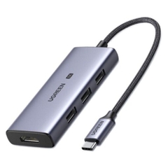 Bộ chuyển đổi Usb type C ra 3 USB/HDMI 8K 30Hz 15cm (CM500)