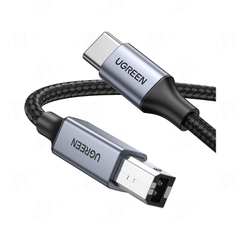 Cáp USB in từ USB Type C sang USB Type B dài 2M bọc dù (US370) Ugreen 80807