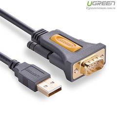 Cáp chuyển USB A 2.0 sang COM RS232 dài 2m (CR104) Ugreen 20222