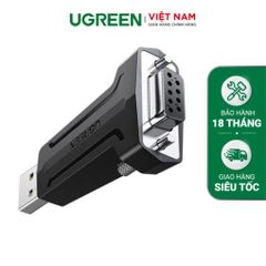 Đầu chuyển đổi USB A 2.0 ra Com âm DB9 rs232 (CM326) Ugreen 80111