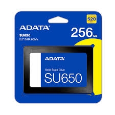 Ổ SSD Adata ASU650SS 256GB (SATA3/ 2.5Inch/ 520MB/s/ 450MB/s)