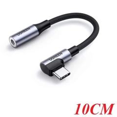 Cáp chuyển đổi USB Type C bẻ góc 90 độ sang Audio 3.5mm (AV167) Ugreen 80723