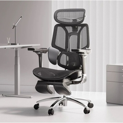 Ghế Công Thái Học Manson E3 Pro Màu Đen + Gác Chân