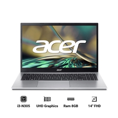 Laptop Acer Aspire 3 A314-36M-37FM (i3-N305 | 8GB | 512GB | Intel UHD Graphics | 14″ FHD | Win 11)