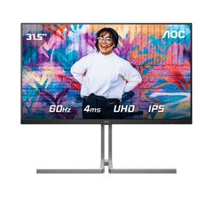 Màn hình AOC U32U3CV/74 31.5 inch 4K UHD IPS 60Hz 4ms