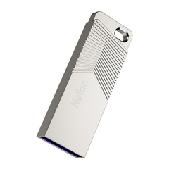 USB Netac UM1 64GB Pearl Nickel (USB 3.2, Flash Drive, 150MB/s)