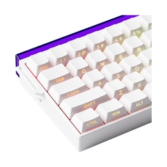 Bàn phím cơ Veekos Shine60 SP White Multi Mode