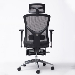 Ghế Công thái học Xiaomi Manson Vera (Có kê chân, Lưới Wintex, Đen/Xám)
