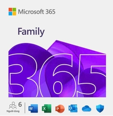 Phần mềm Office Microsoft 365 Family AllLng Sub PK Lic 1YR Online APAC EM C2R NR (6User ~ 30 thiết bị)_ESD