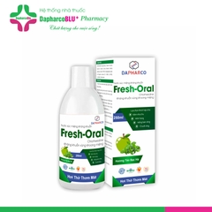 Nước súc miệng Fresh Oral kháng khuẩn [250ml] Vị dâu/táo