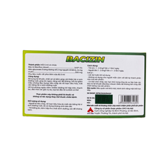 Men vi sinh BACIZIN [Hộp 10 ống 5ml] Bổ sung lợi khuẩn, kẽm và chất xơ giúp trẻ ăn ngon, tăng đề kháng