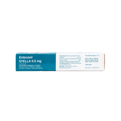 ENTECAVIR STELLA 0.5MG [Hộp/ 30 viên] Điều trị viêm gan B mạn tính