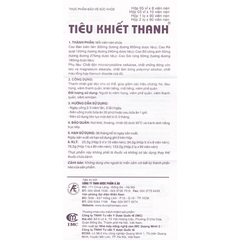 TIÊU KHIẾT THANH [Hộp 30 viên nén] Hỗ trợ giảm viêm đường hô hấp