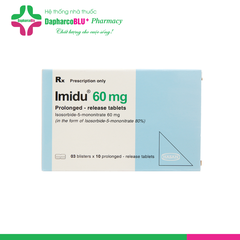 IMIDU 60MG [Hộp/ 30 viên] Dự phòng cơn đau thắt ngực