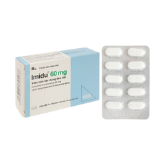 IMIDU 60MG [Hộp/ 30 viên] Dự phòng cơn đau thắt ngực