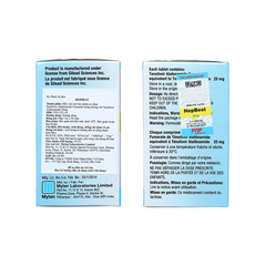 HEPBEST 25MG [Lọ/ 30 viên] điều trị nhiễm virus viêm gan B mạn tính
