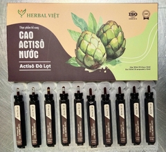 Cao Actiso nước HERBAL Việt [Hộp 10 ống x 10ml]